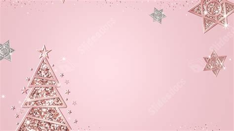 Pink Christmas Slideshow Template