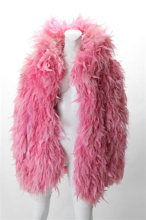 Pink Feather Coat: