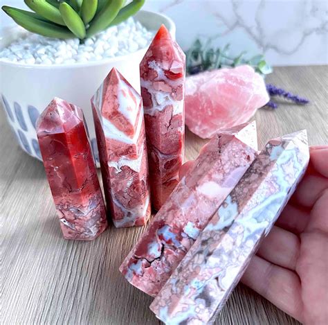 Pink Flower Agate: The Exquisite Gemstone of Love, Emotional Healing, and Harmony