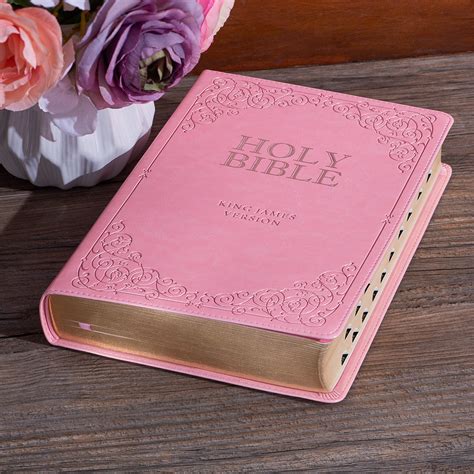 Pink and Black Neoprene Bible Book Cover for Teens Large Reader