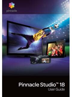 Pinnacle Studio 18 User Guide PDF Reader