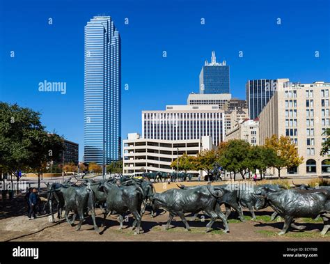 Pioneer Plaza in Dallas, Texas