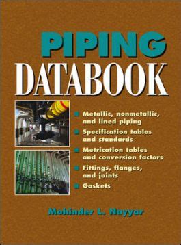 Piping Databook 1st Edition Reader