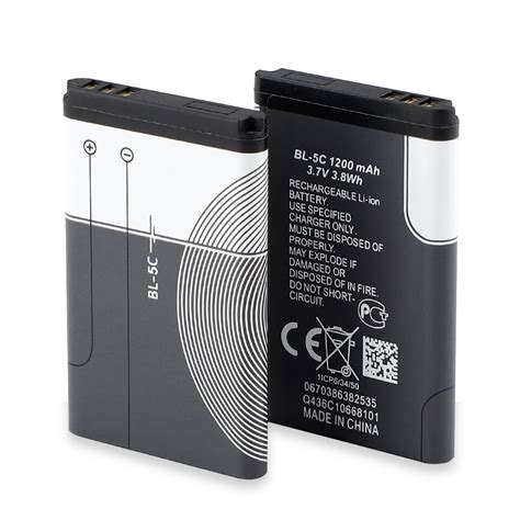 Pisen BL 5C Replacement Extended Battery PDF