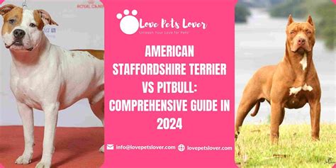 Pit Bulls and Staffordshire Terriers: A Comprehensive Guide