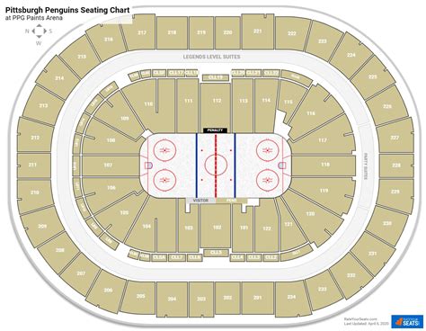 Pittsburgh Penguins Arena Seating Chart
