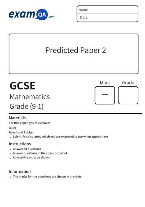 Pixl Predicted Paper 2 2014 Answers Kindle Editon