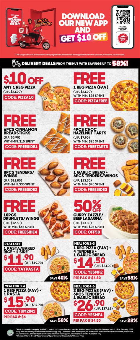 Pizza Hut Singapore Coupons: Uncover Unbeatable Deals