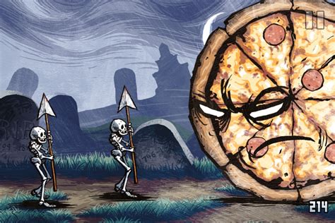 Pizza vs Skeletons: A 10,000-Character Showdown