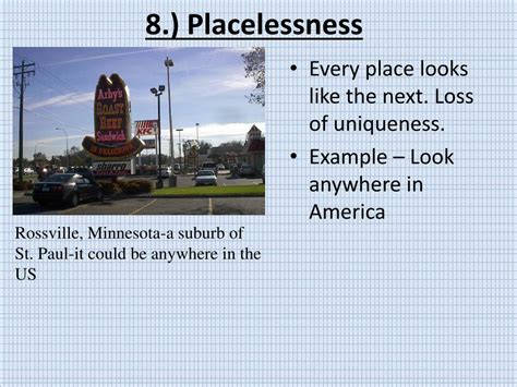 Placelessness: A Concept in AP Human Geography