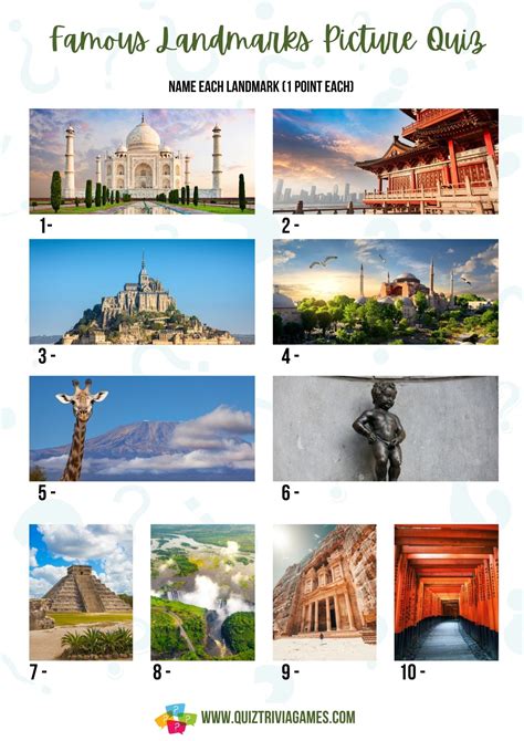 Places Quiz Answers Reader