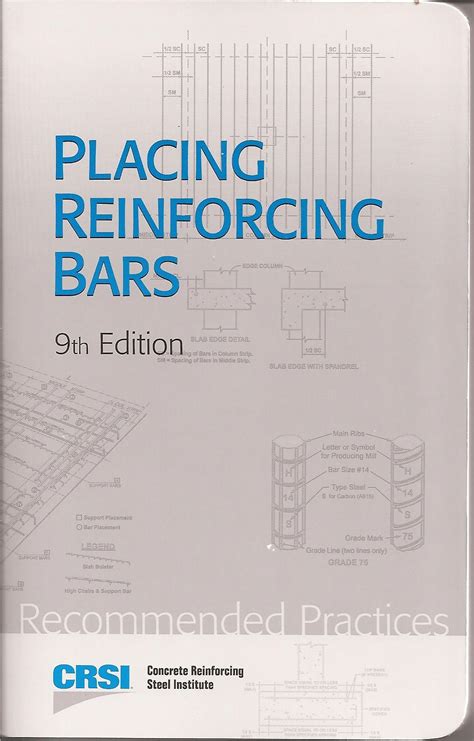 Placing Reinforcing Bars 9th Edition Pdf Free PDF