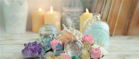 Placing crystals around your home or workspace.