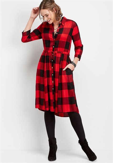 Plaid Women's Shirt Dresses: A Timeless and Versatile Style Icon