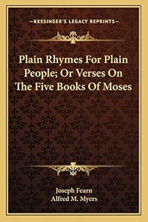 Plain Rhymes for Plain People PDF