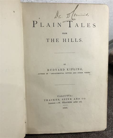 Plain Tales from the Hills Epub