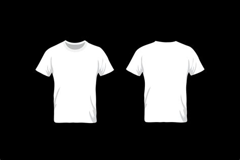 Plain White Shirt Front and Back: A Blank Canvas for Endless Style