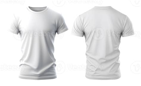 Plain White T-Shirt: A Timeless Essential for Every Wardrobe, Front and Back