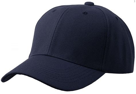 Plain baseball caps