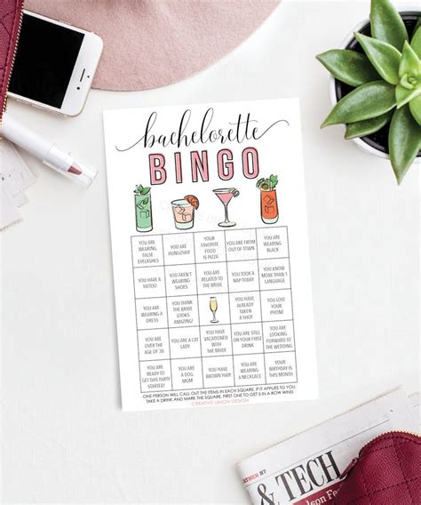 Plan an Epic Party with the Bachelorette Bingo Game Everyone Will Love!