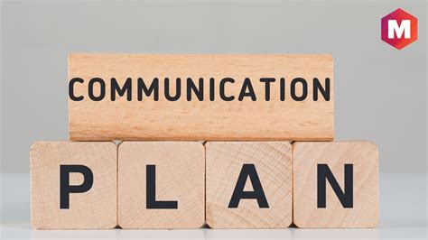 Plan and communicate: