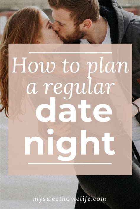 Plan regular date nights.