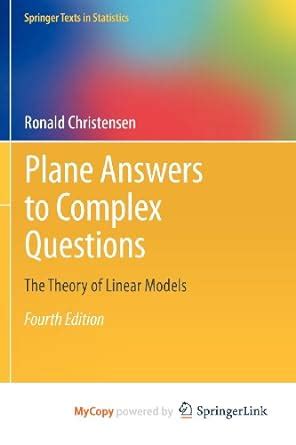 Plane Answers To Complex Questions Solution Manual Epub