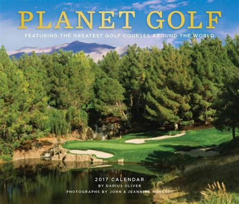 Planet Golf 2017 Wall Calendar PDF