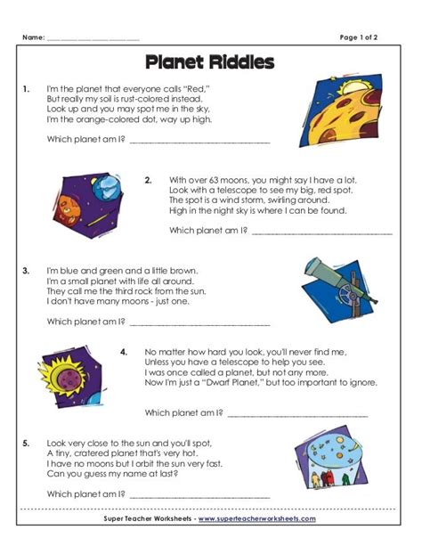 Planet Riddles Answer Key Epub