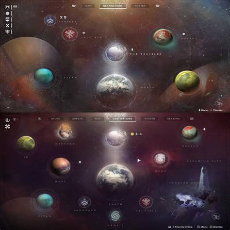 Planets Map Destiny 2: Exploring the Vastness of the Cosmos