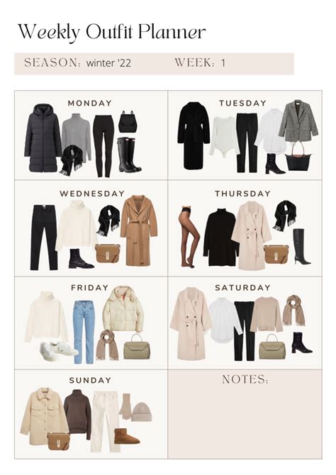 Planning Your Outfit