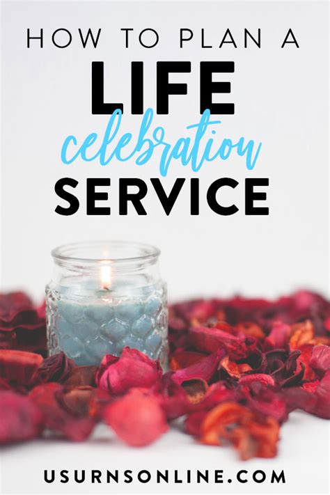 Planning a Celebration of Life Service