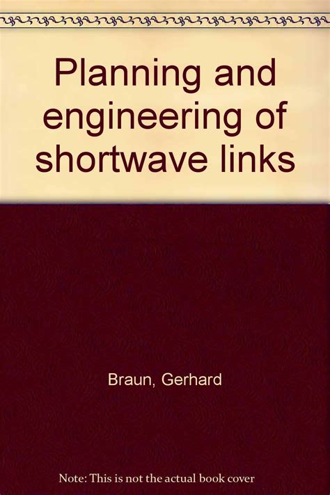 Planning and Engineering of Shortwave Links Reader