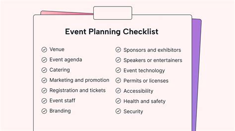 Planning the Event