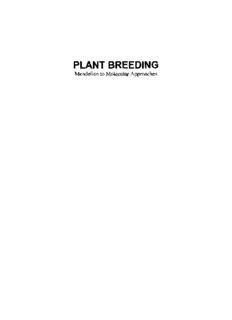 Plant Breeding: Mendelian to Molecular Approaches Ebook Ebook Epub