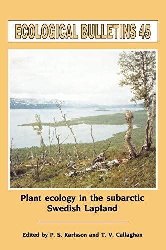 Plant Ecology in the Sub-Artic Swedish Lapland Epub