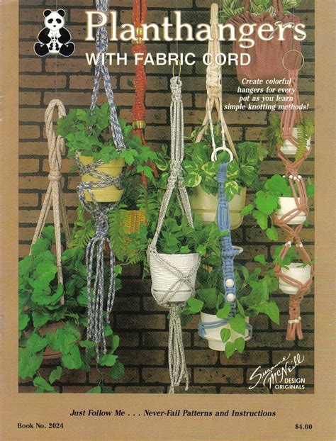 Planthangers with Fabric Cord Suzanne McNeill Design Originals Book No 2024 Epub