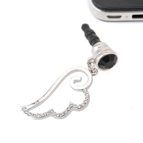 Plated Crystal Charm iPhone Stopper Doc