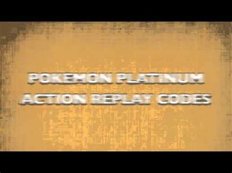 Platinum Action Replay Codes: Unlocking Unlimited Possibilities