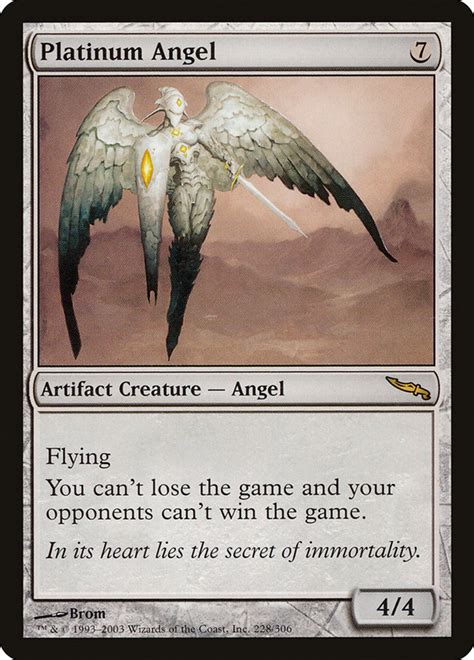 Platinum Angel Magic Card: A Godsend for Control Decks