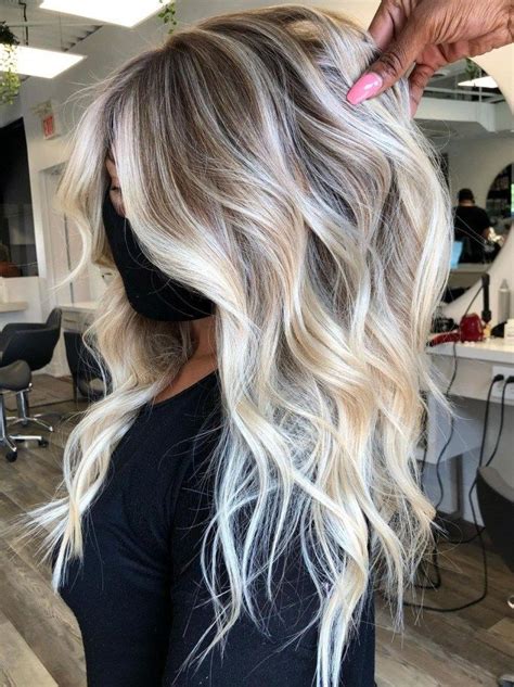 Platinum Blonde Balayage: A Symphony of Shades