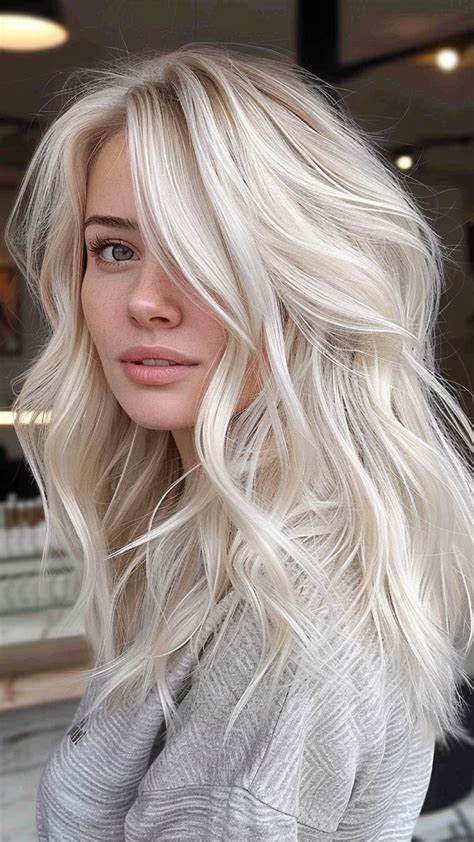 Platinum Blonde Balayage: The Epitome of Edgy Elegance