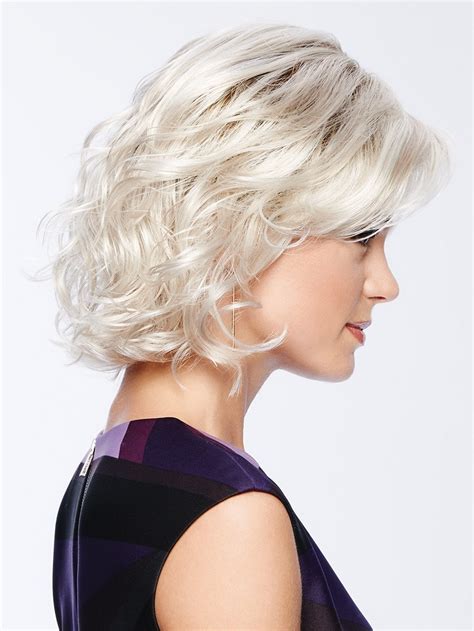 Platinum Blonde Bob Wig 2025: 8" Wavy Synthetic Lace Front