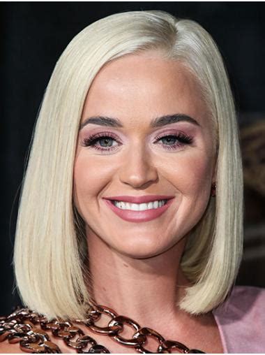 Platinum Blonde Lace Front Bobs: Katy Perry's Style, 2025