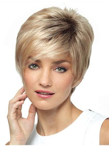 Platinum Glam: Unveiling the Allure of Blonde Straight Synthetic Elegant Short Wigs 2025