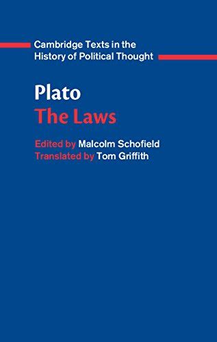 Plato Laws Cambridge Texts in the History of Political Thought PDF