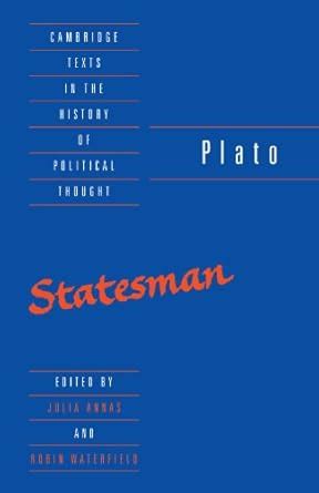 Plato The Statesman Cambridge Texts in the History of Political Thought Epub