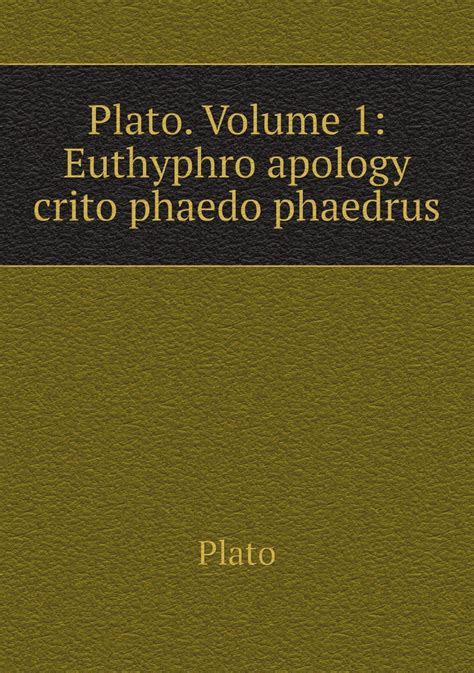 Plato Volume 1; and the Other Companions of Sokrates Doc