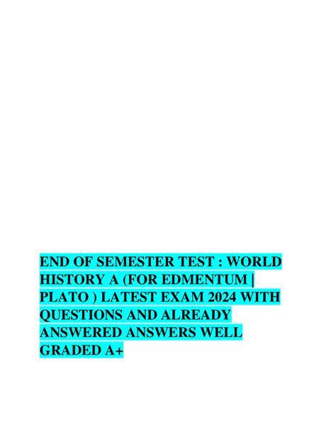 Plato World History Mastery Test Answers Doc