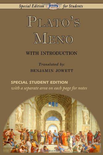 Plato s Meno Special Edition for Students Doc